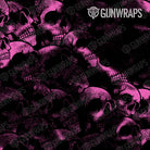 AR 15 Mag Well Skull Pink Gun Skin Pattern