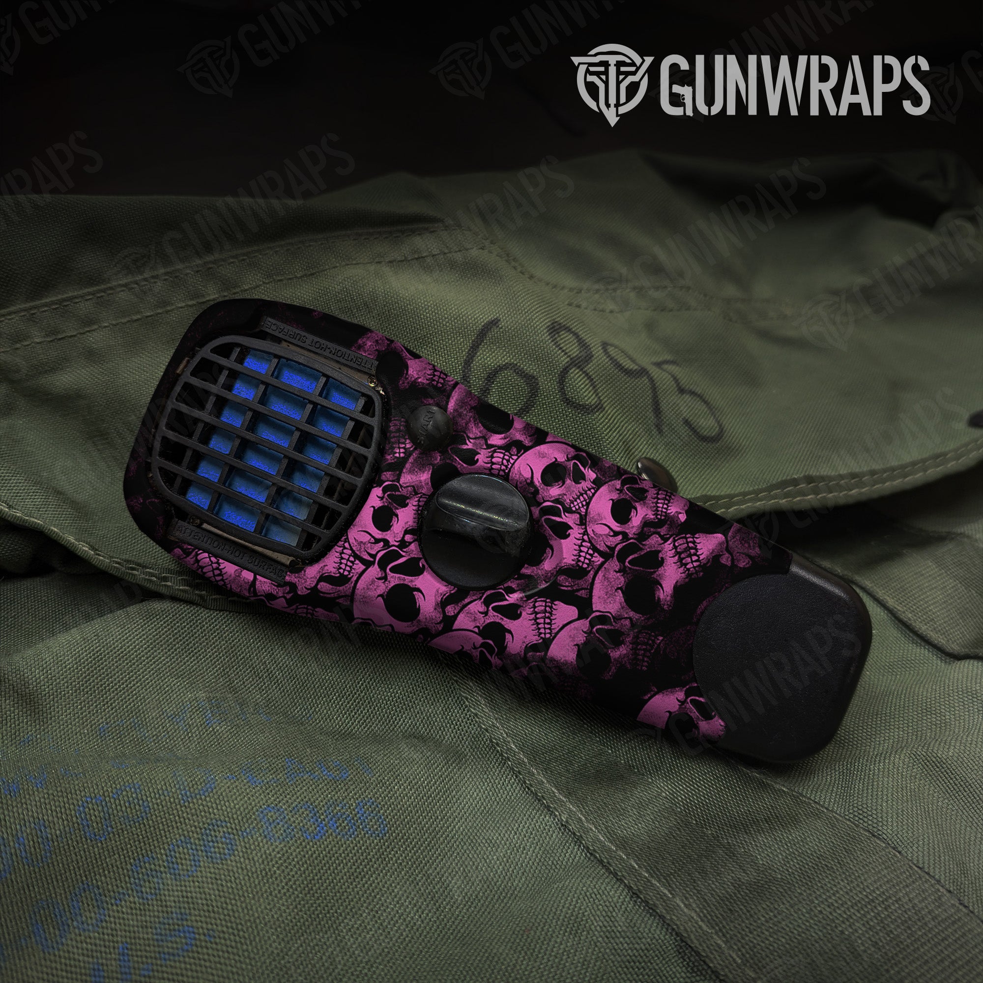 Thermacell Skull Pink Gear Skin Pattern