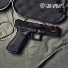 Pistol Slide Skull Pink Gun Skin Pattern