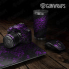 Universal Sheet Skull Purple Gun Skin Pattern