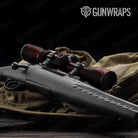 Scope Skull Red Gun Skin Pattern