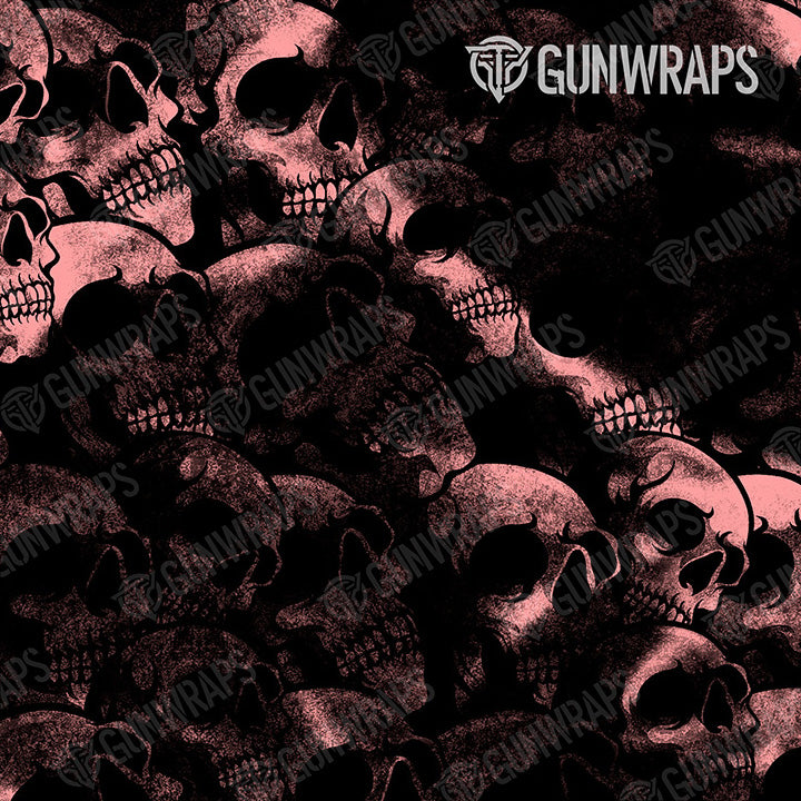 AR 15 Mag Skull Salmon Gun Skin Pattern