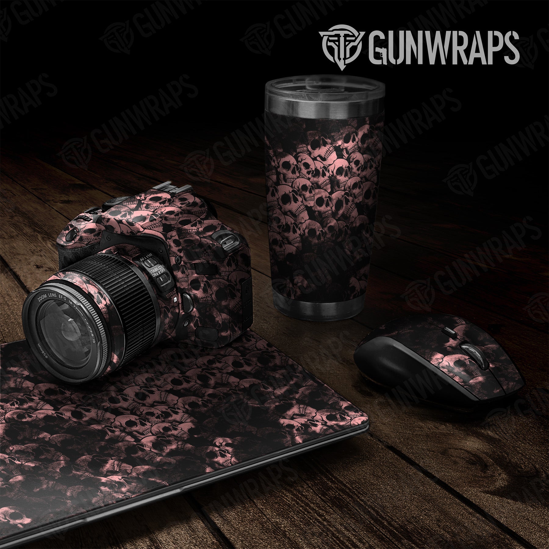 Universal Sheet Skull Salmon Gun Skin Pattern