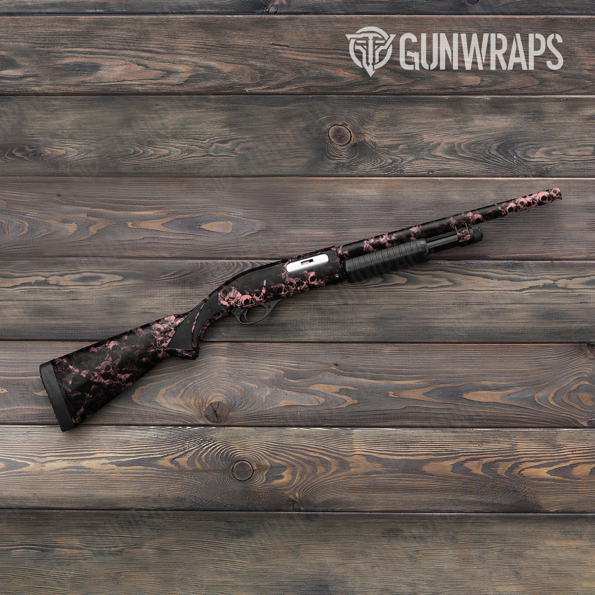 Shotgun Skull Salmon Gun Skin Pattern