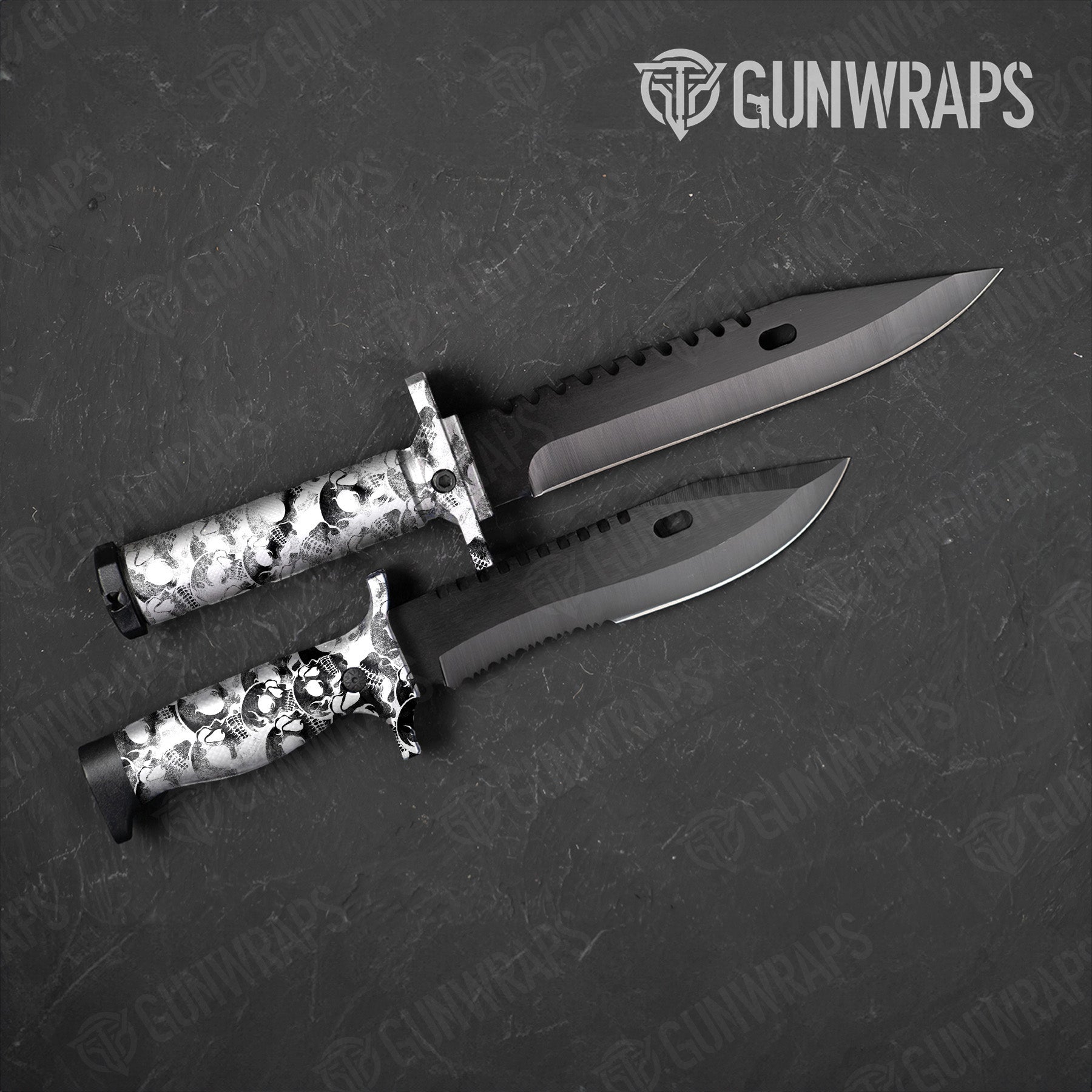 Knife Skull X-Ray Gun Skin Vinyl Wrap