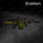 Tactical Skull Yellow Gun Skin Pattern