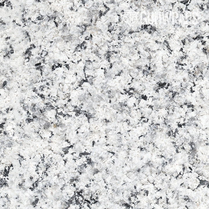 AR 15 Stone Arctic White Granite Gun Skin Pattern