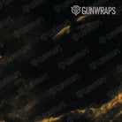 AR 15 Stone Ebony Carrera Gold Marble Gun Skin Pattern