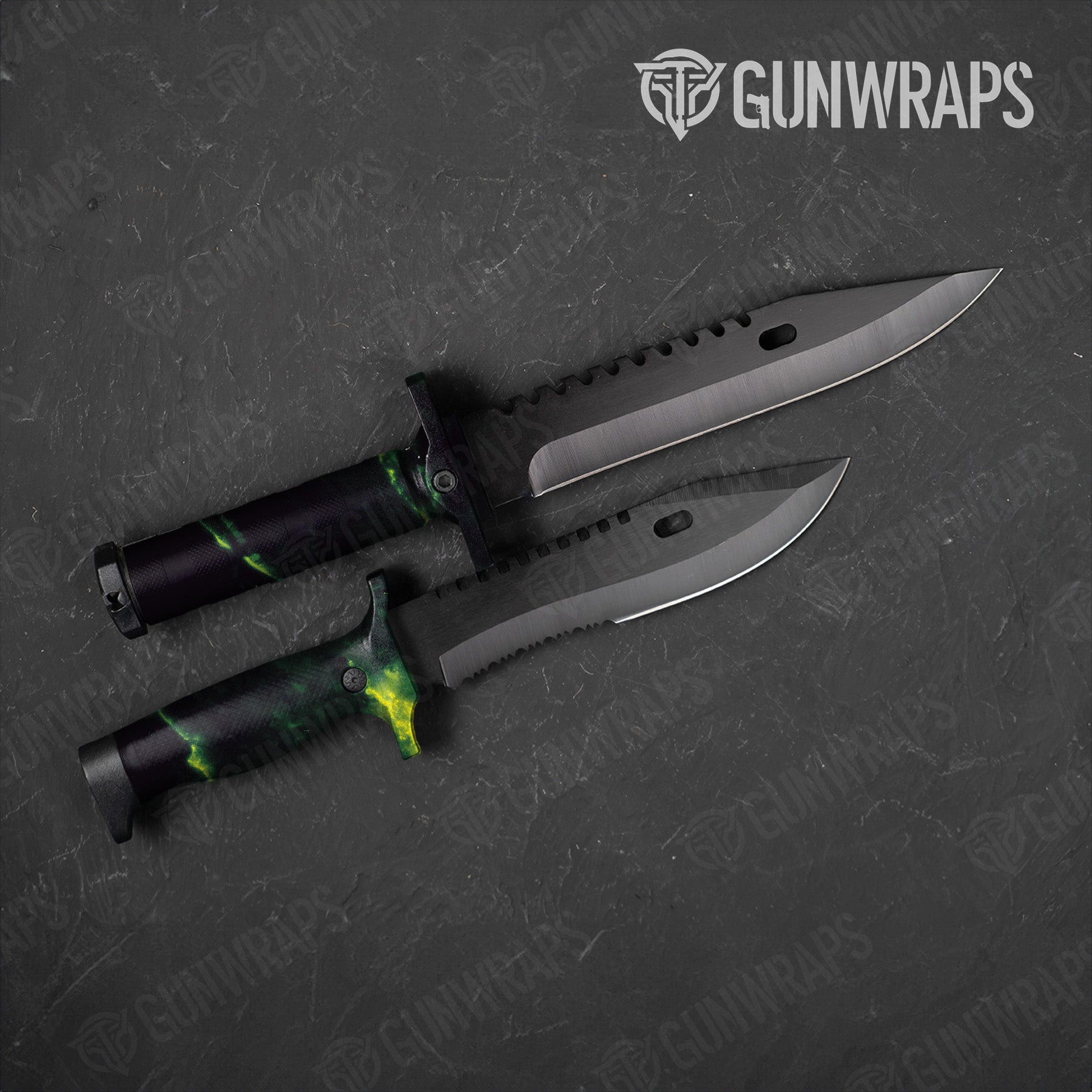 Stone Toxic Waste Marble Knife Gear Skin Vinyl Wrap