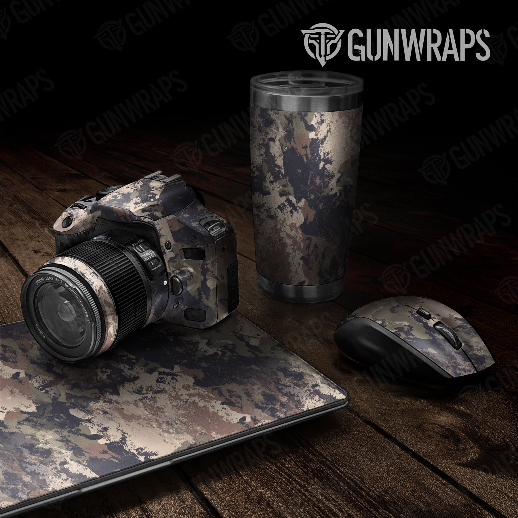 Universal Sheet Substrate Saigon Camo Gear Skin Vinyl Wrap Film