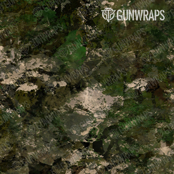 Tactical Substrate Shift Camo Gun Skin Pattern Film