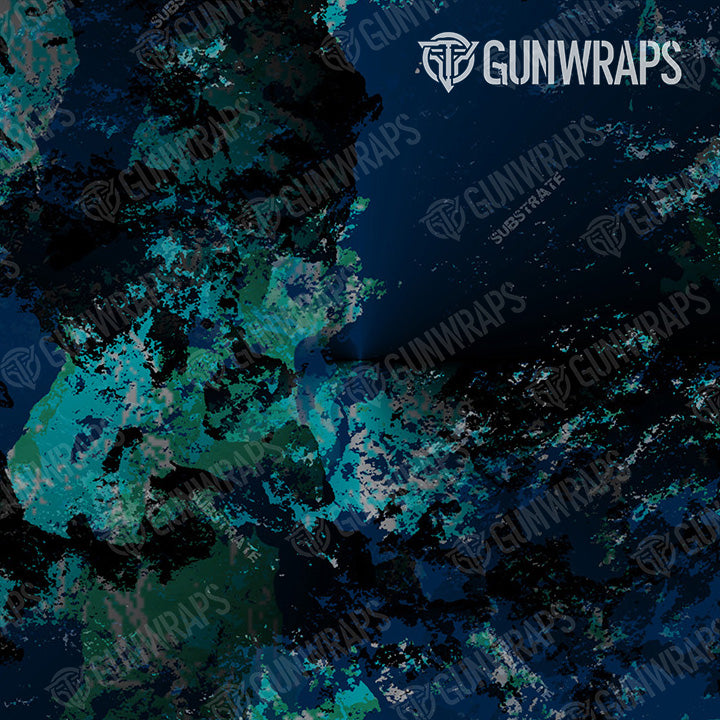 AK 47 Substrate Shipwreck Camo Gun Skin Pattern Film