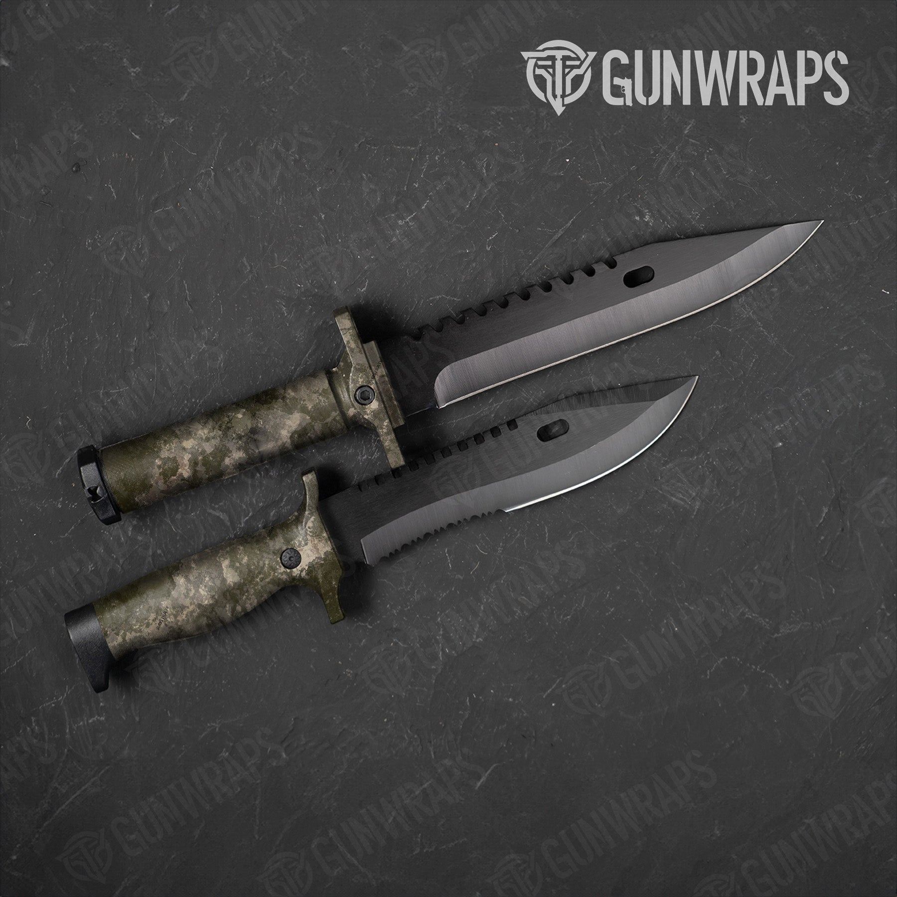 Knife Substrate Sierra Camo Gear Skin Vinyl Wrap Film