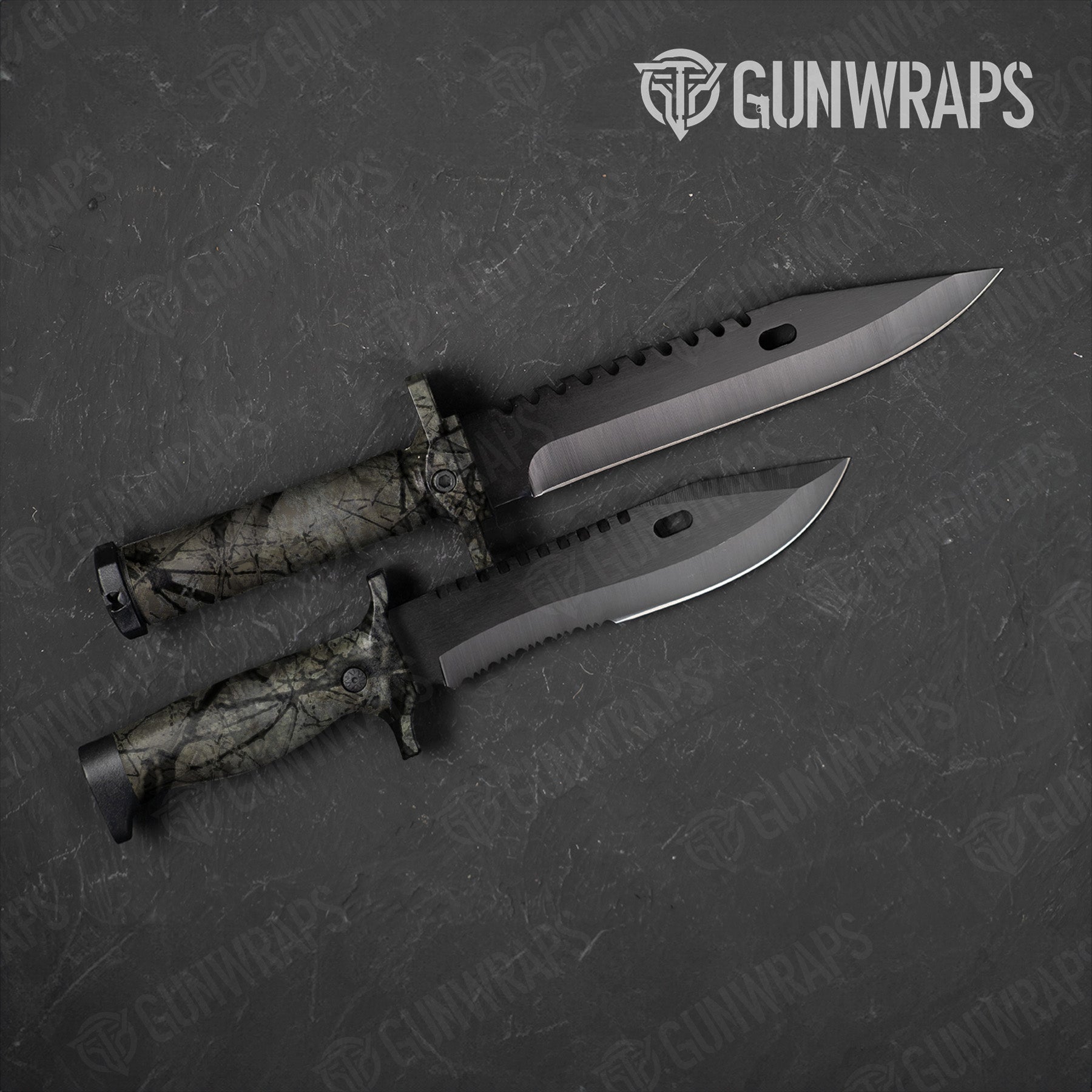 Knife Substrate Skyline Stalker Camo Gear Skin Vinyl Wrap Film