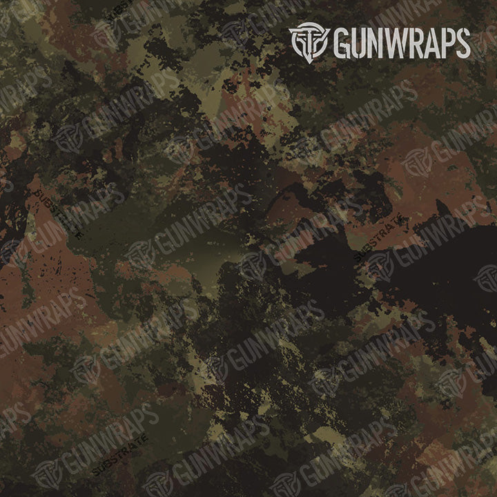 Rifle Substrate Stuttgart Camo Gun Skin Pattern Film