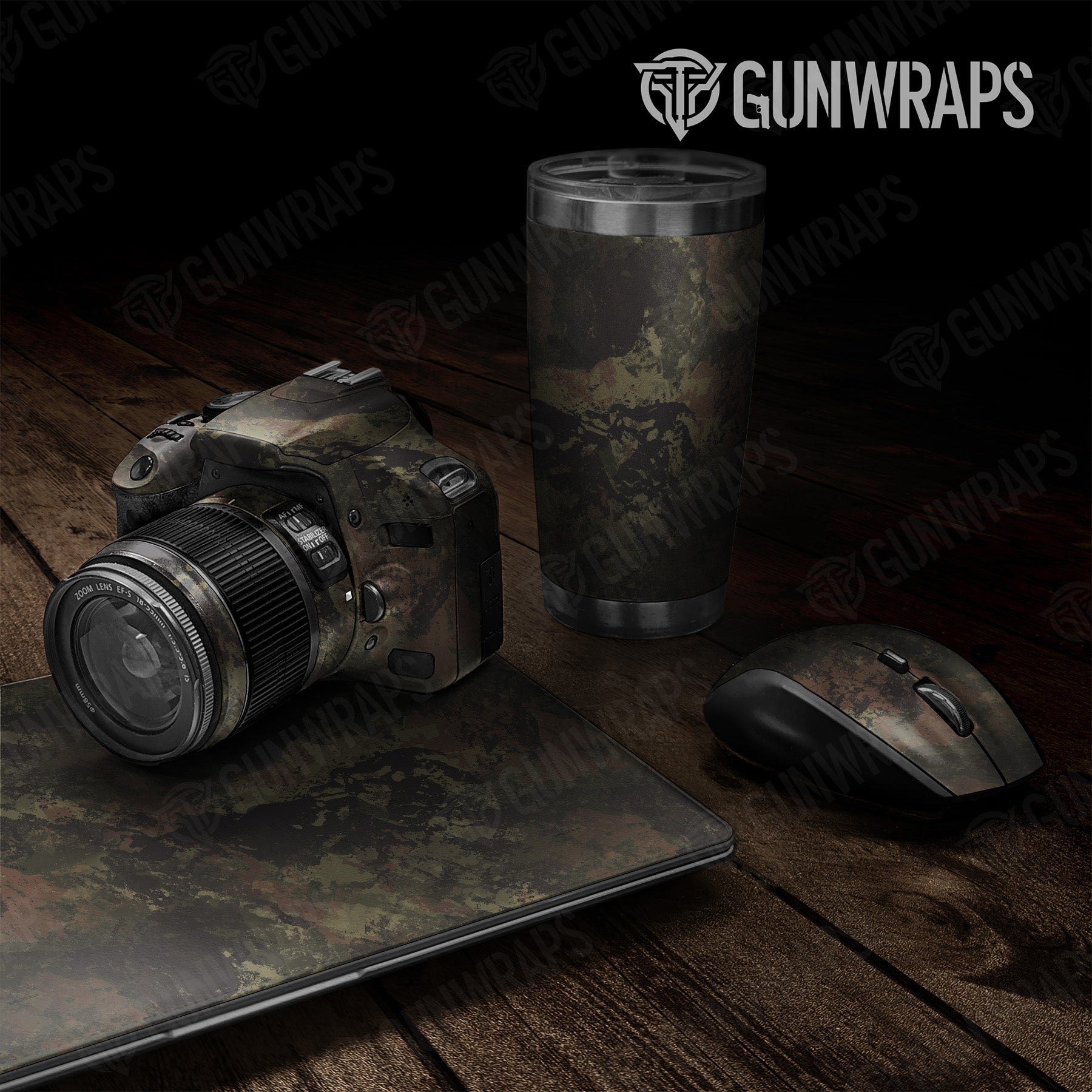 Universal Sheet Substrate Stuttgart Camo Gear Skin Vinyl Wrap Film