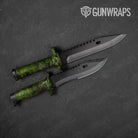 Knife Substrate Subtropic Camo Gear Skin Vinyl Wrap Film