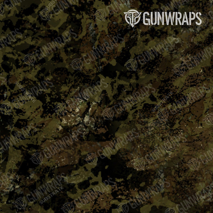 AK 47 Substrate Surface Camo Gun Skin Pattern Film