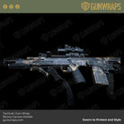 Tactical Stone Ebony Carrera Gold Marble Gun Skin