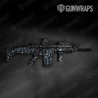 Tactical Paintball Blue Tiger Gun Skin Vinyl Wrap