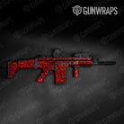 Tactical Paintball Elite Red Gun Skin Vinyl Wrap