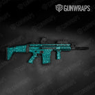 Tactical Paintball Elite Tiffany Blue Gun Skin Vinyl Wrap