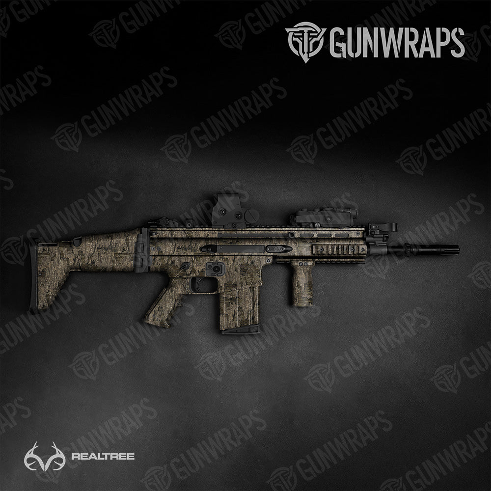 Tactical Realtree Timber Camo Gun Skin Vinyl Wrap