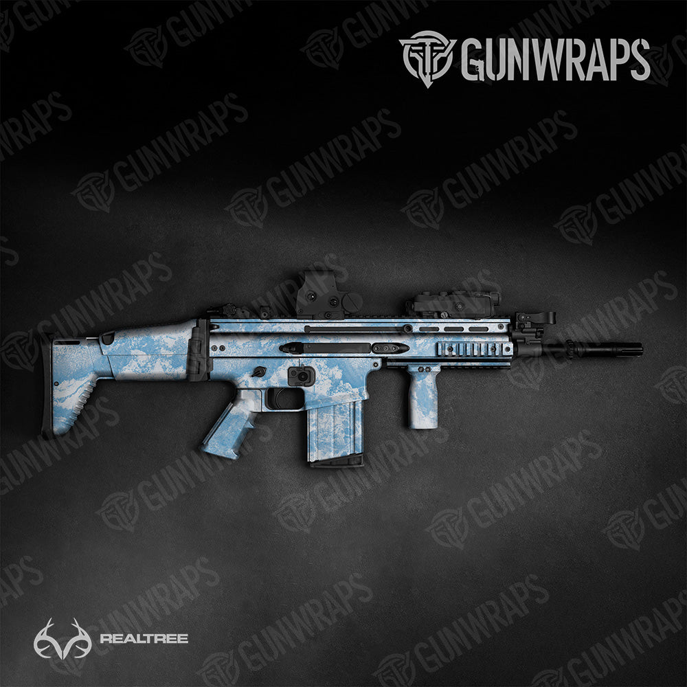 Tactical Realtree XTREME Ice Camo Gun Skin Vinyl Wrap