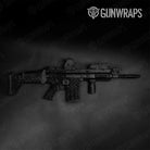 Tactical Skull Grayscale Gun Skin Vinyl Wrap