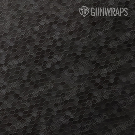 AR 15 Mag Honeycomb Black Gun Skin Vinyl Wrap