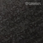 AR 15 Mag Well Honeycomb Black Gun Skin Vinyl Wrap