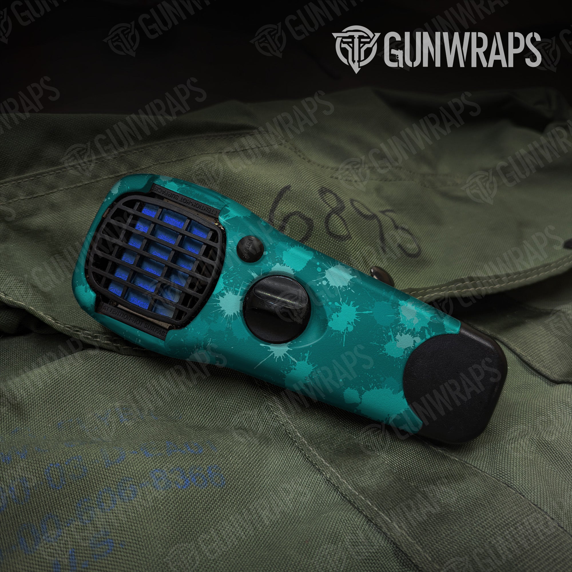 Thermacell Paintball Elite Tiffany Blue Gear Skin Vinyl Wrap