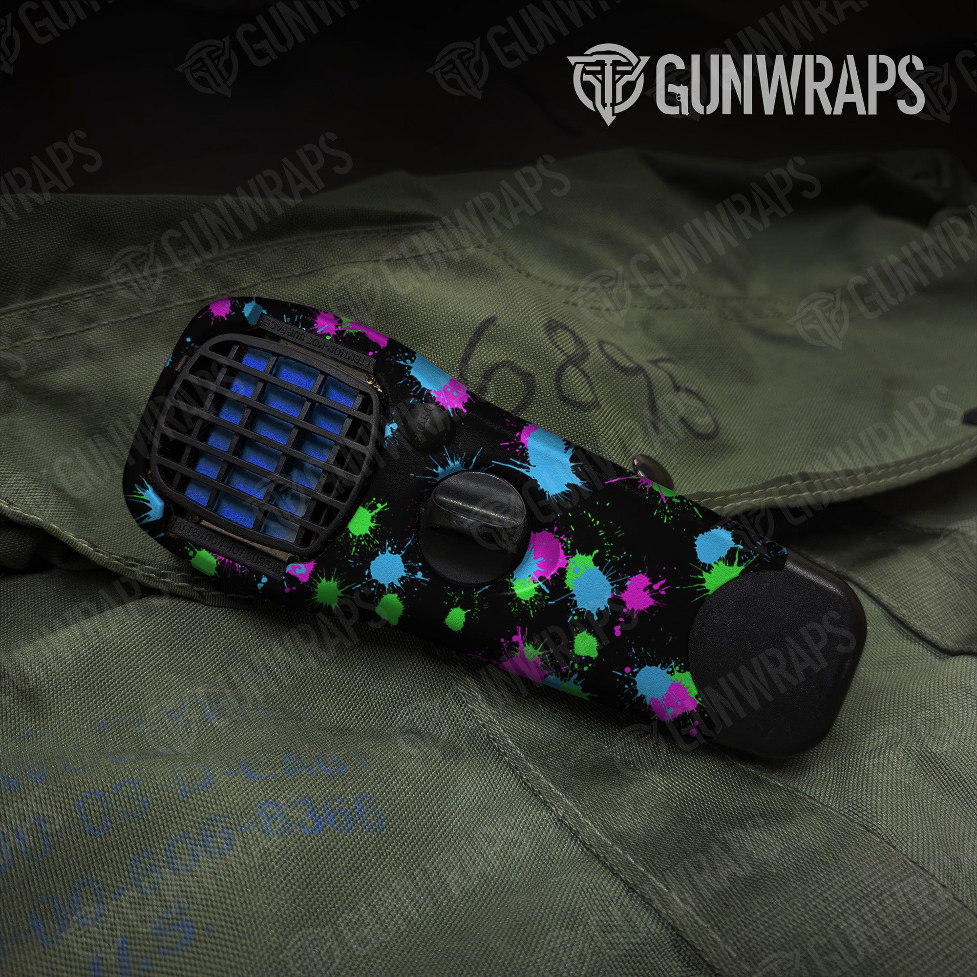 Thermacell Paintball Retro Gear Skin Vinyl Wrap