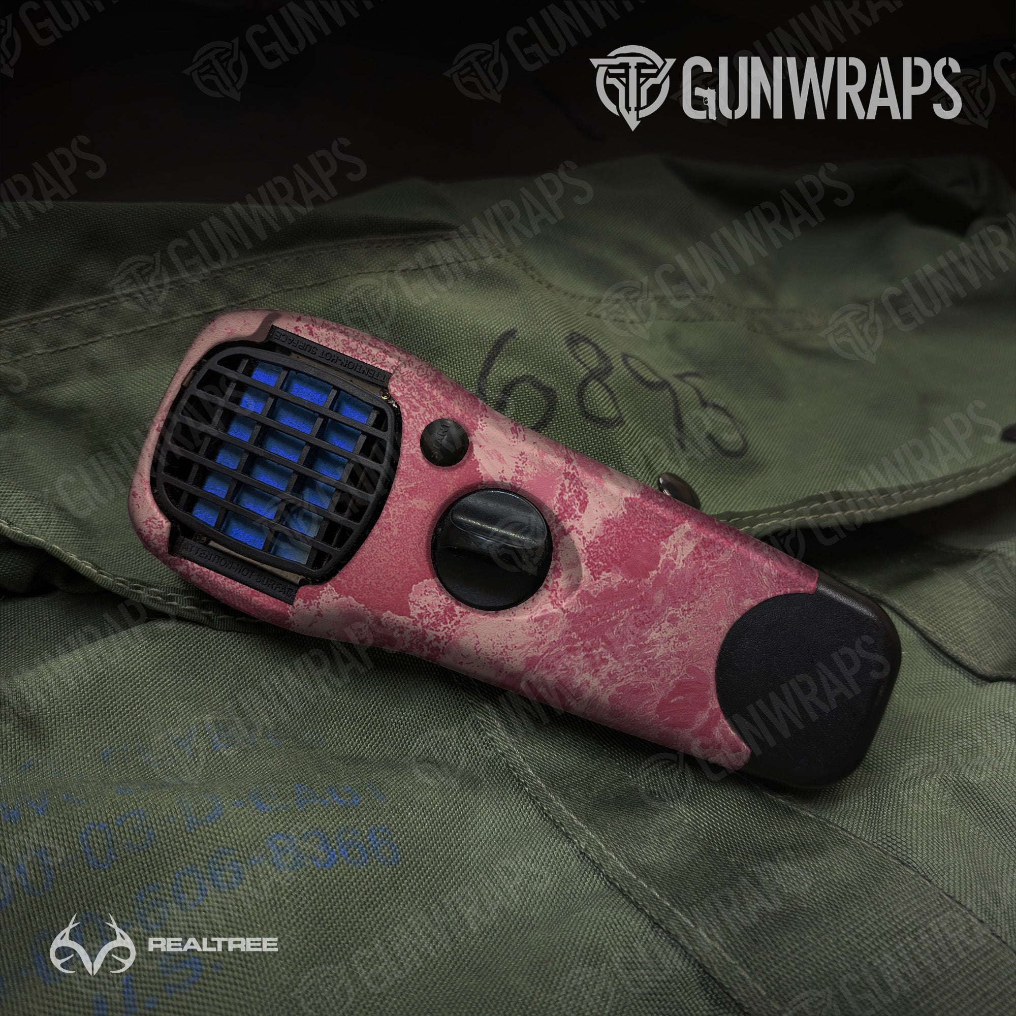 Thermacell Realtree XTREME Coral Camo Gun Skin Vinyl Wrap