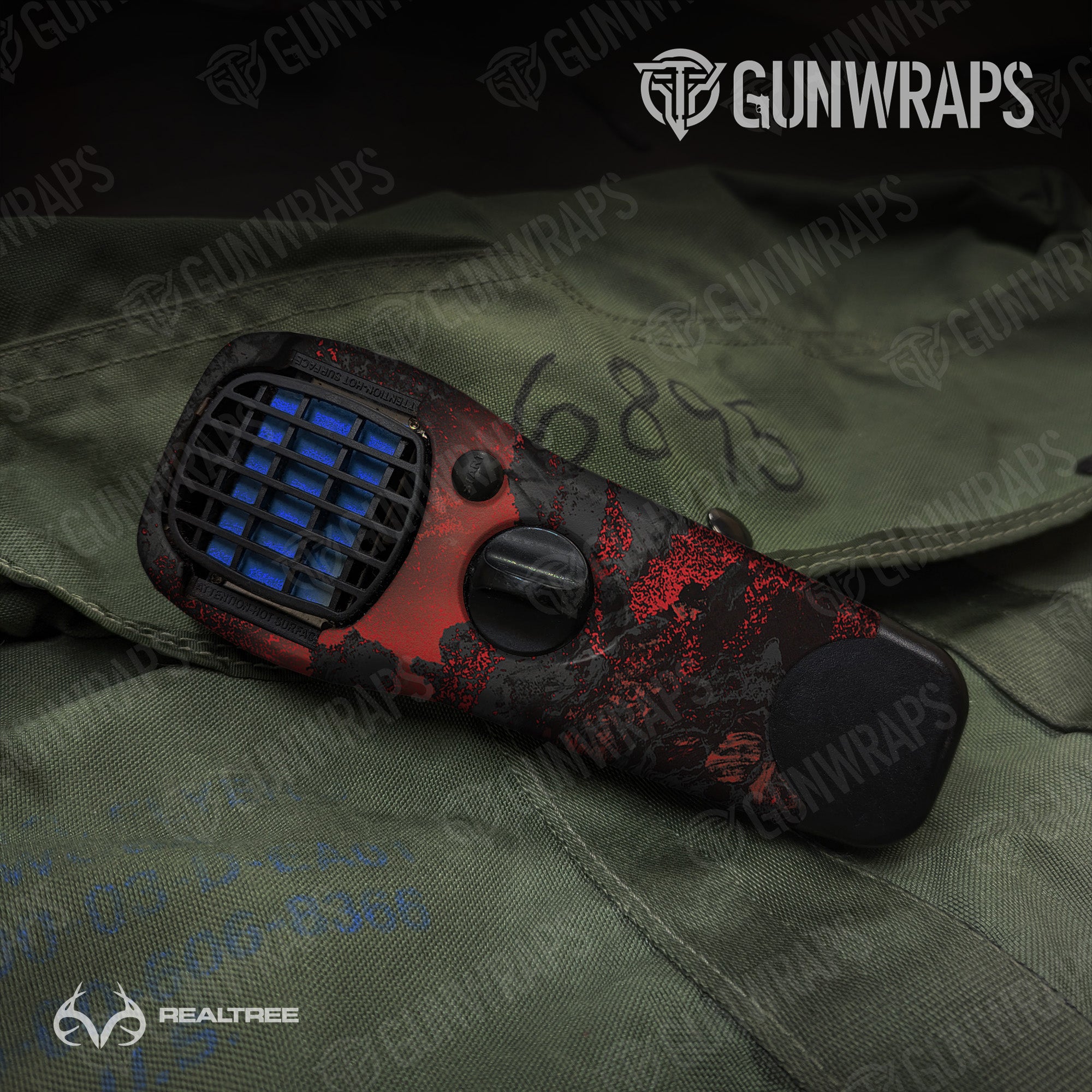 Thermacell Realtree XTREME Lava Camo Gun Skin Vinyl Wrap