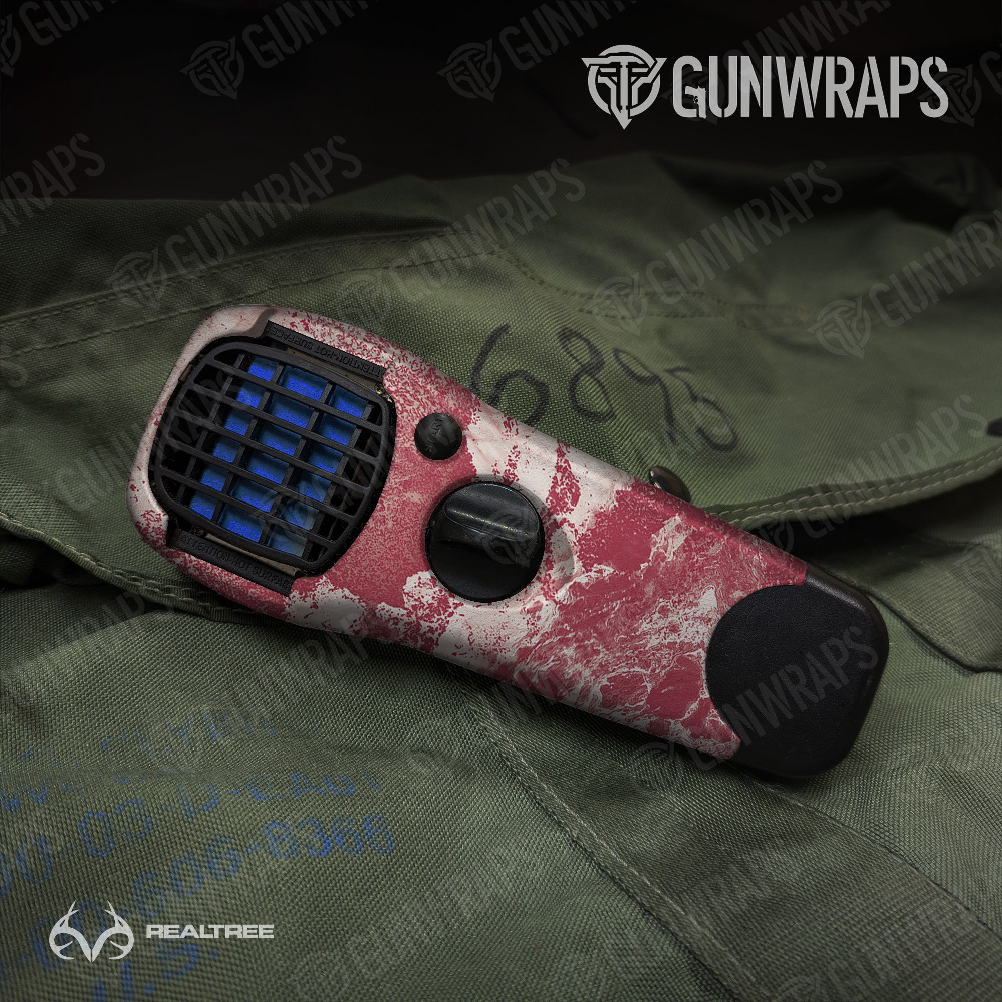 Thermacell Realtree XTREME Viva Magenta Camo Gun Skin Vinyl Wrap