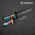 Tie Dye Classic Knife Gear Skin Vinyl Wrap