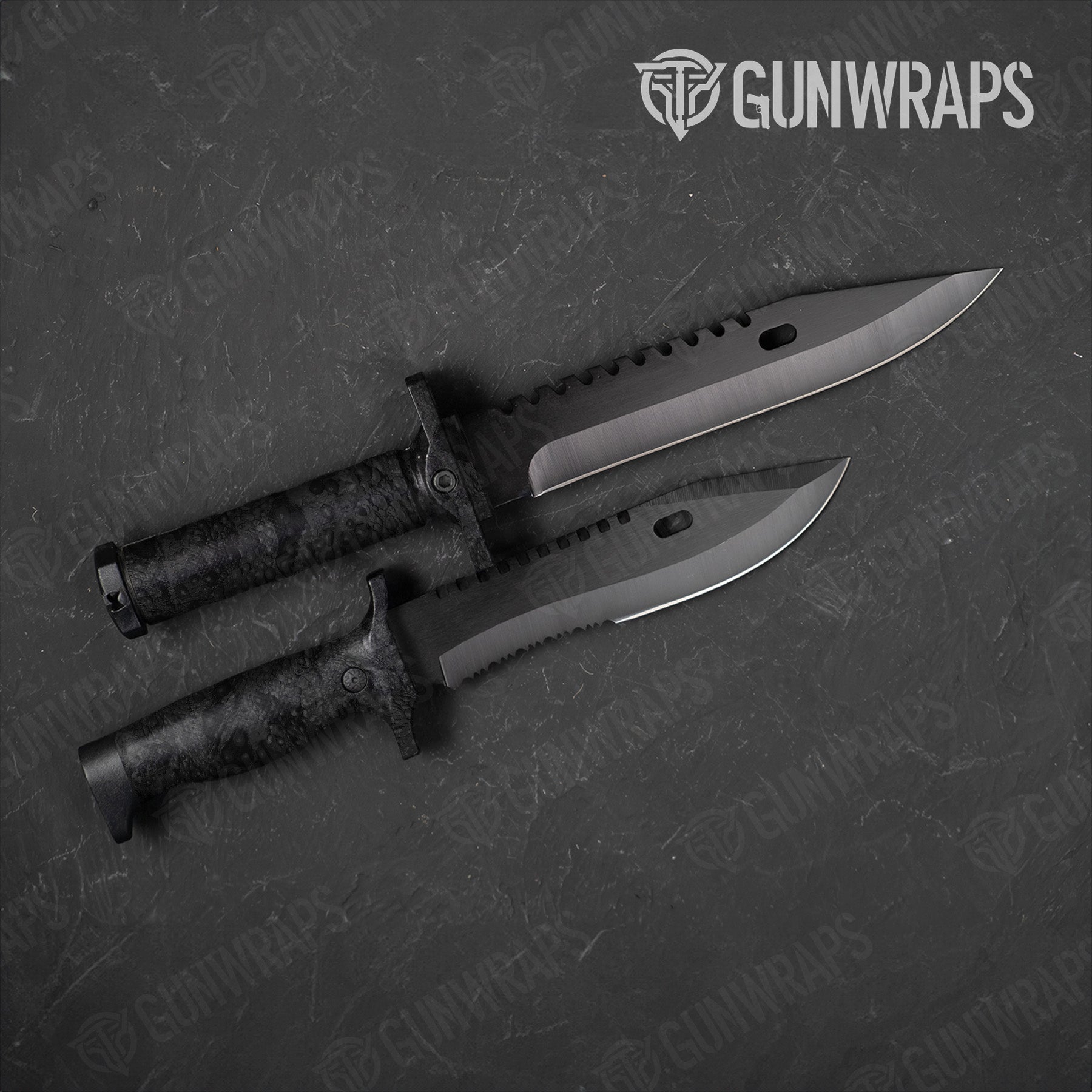 Knife Toadaflage Black Camo Gun Skin Vinyl Wrap