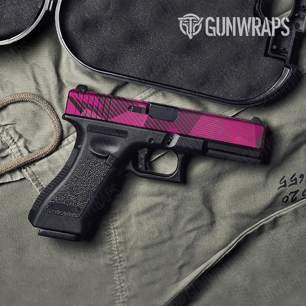 Pistol Slide Trigon Elite Magenta Gun Skin Pattern