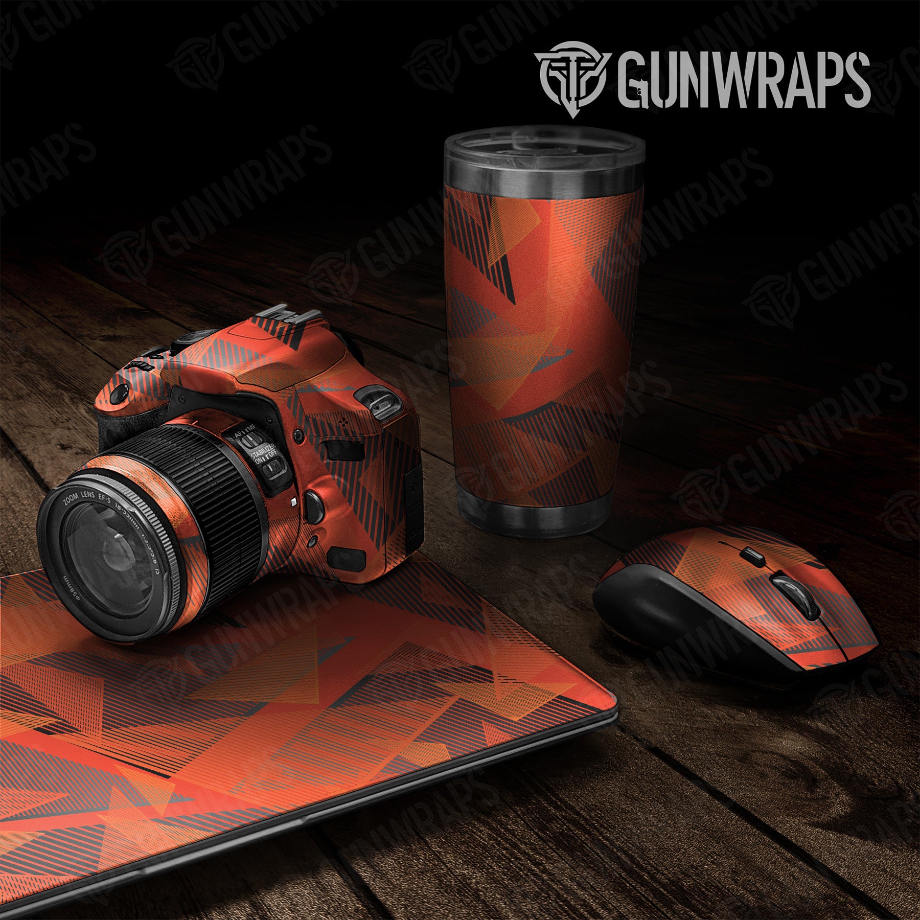 Universal Sheet Trigon Elite Orange Gun Skin Pattern