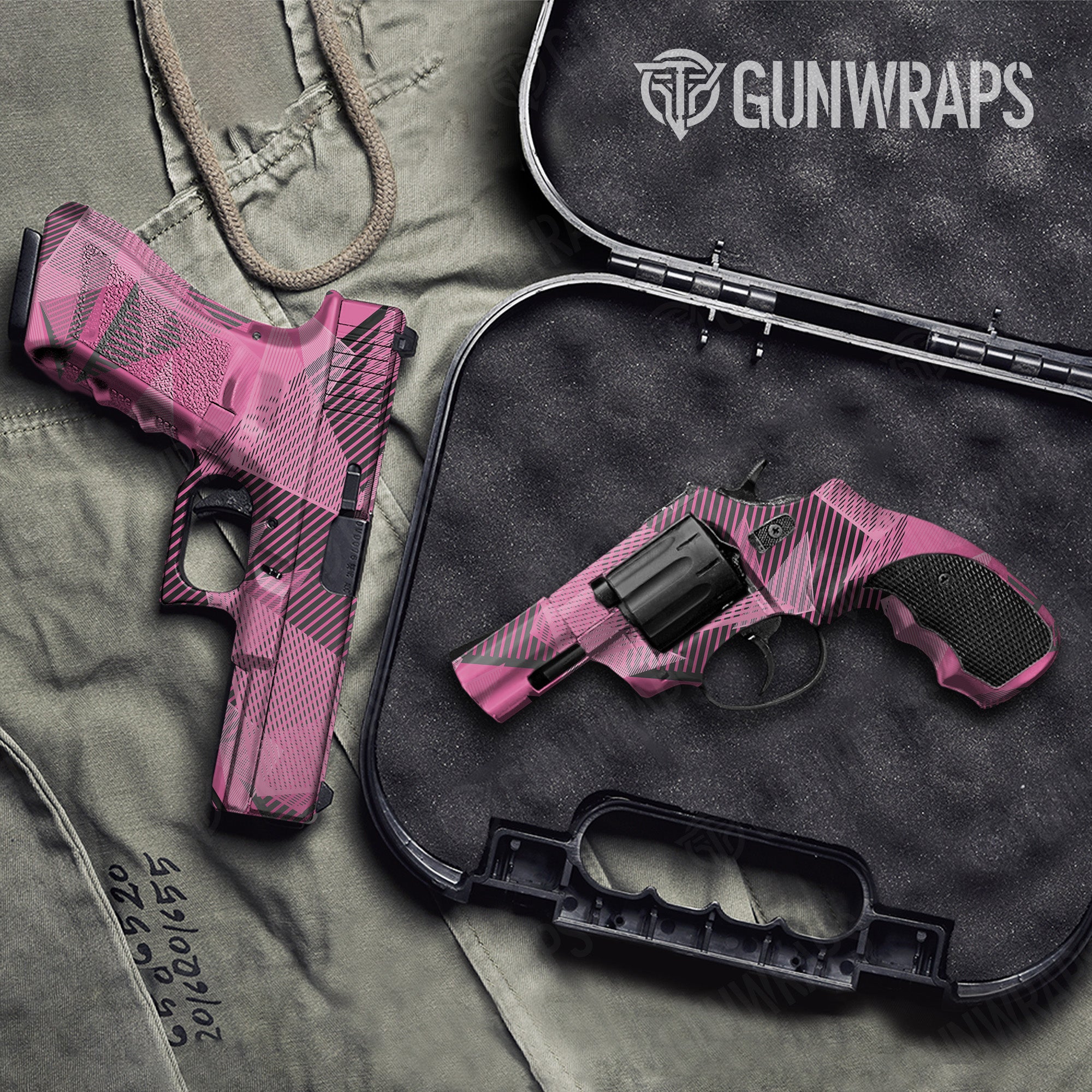 Pistol & Revolver Trigon Elite Pink Gun Skin Pattern