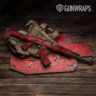 AK 47 Trigon Elite Red Gun Skin Pattern