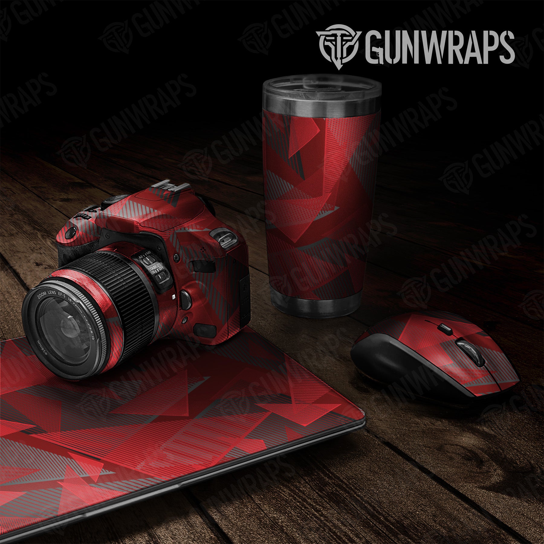 Universal Sheet Trigon Elite Red Gun Skin Pattern