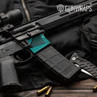 AR 15 Mag Well Trigon Elite Tiffany Blue Gun Skin Vinyl Wrap