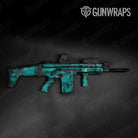 Tactical Trigon Elite Tiffany Blue Gun Skin Vinyl Wrap