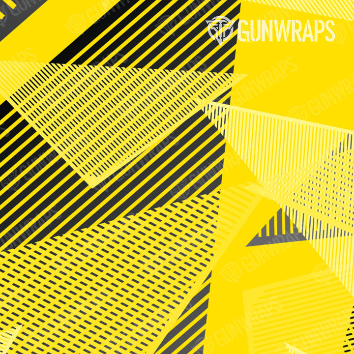 AR 15 Mag Well Trigon Elite Yellow Gun Skin Pattern