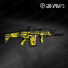 Tactical Trigon Elite Yellow Gun Skin Vinyl Wrap