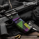 AR 15 Mag & Mag Well Trigon Elite Retro Gun Skin Vinyl Wrap