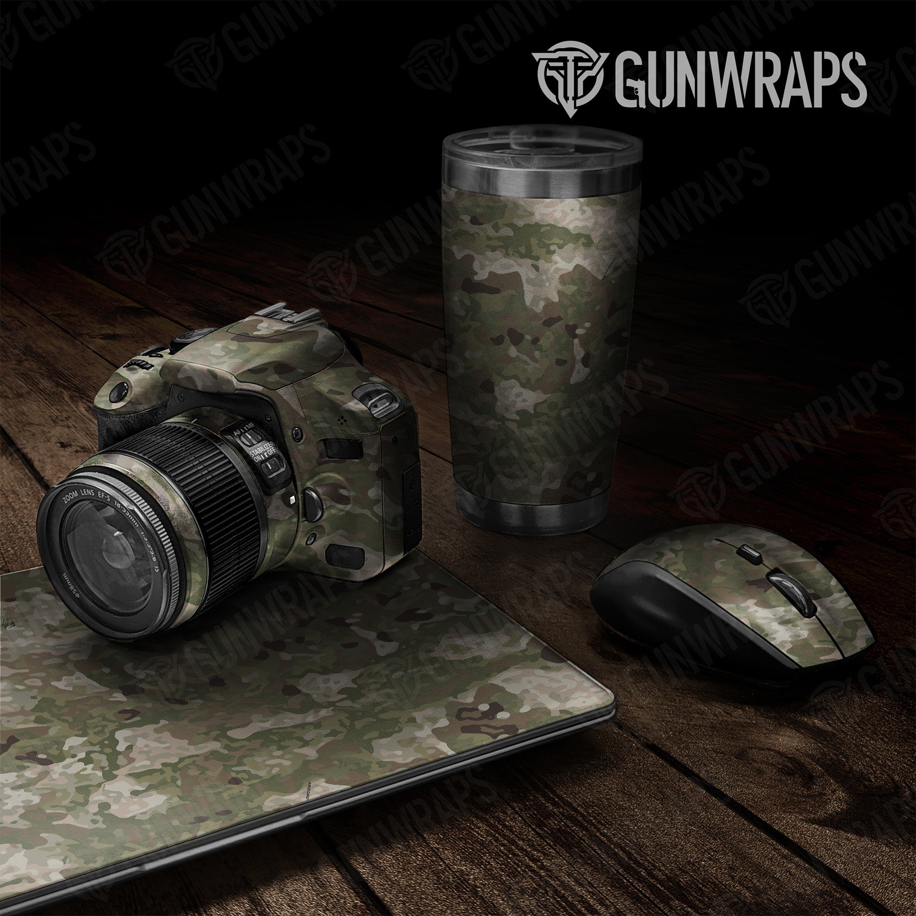 Universal Sheet A-TACS U|CON Original Camo Gear Skin Vinyl Wrap Film