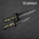 Knife A-TACS U|CON Original Camo Gear Skin Vinyl Wrap Film